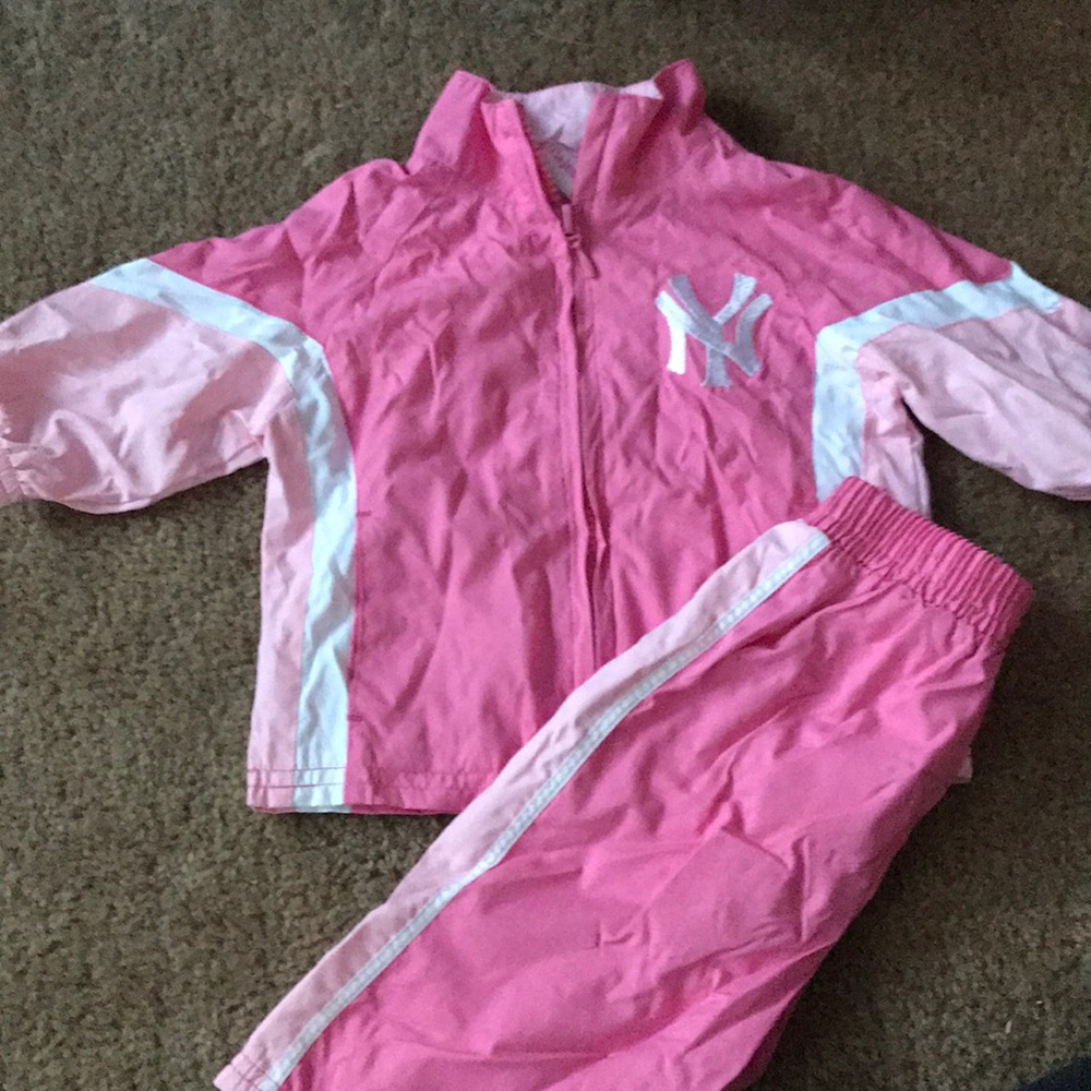 3-6 months New York Yankees warm up suit